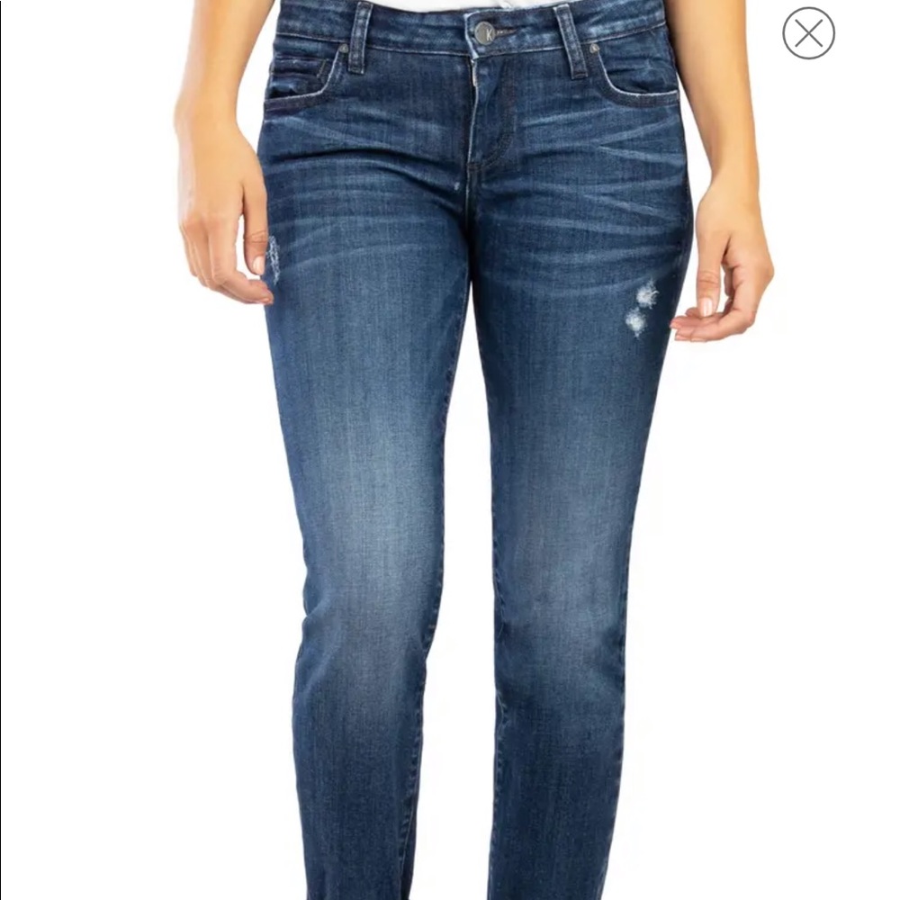 Kut distressed Katy boyfriend jeans sz 10 EUC